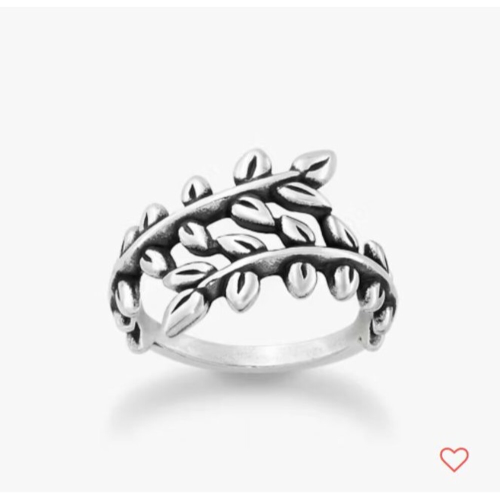James Avery Sterling Silver Delicate Vines Ring Size 8.5
